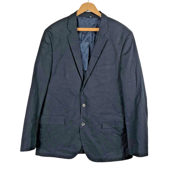 J.Crew Other - J Crew Thompson Blazer Jacket 44L 44 Long Navy Blue Chino Cotton Mens *Read*